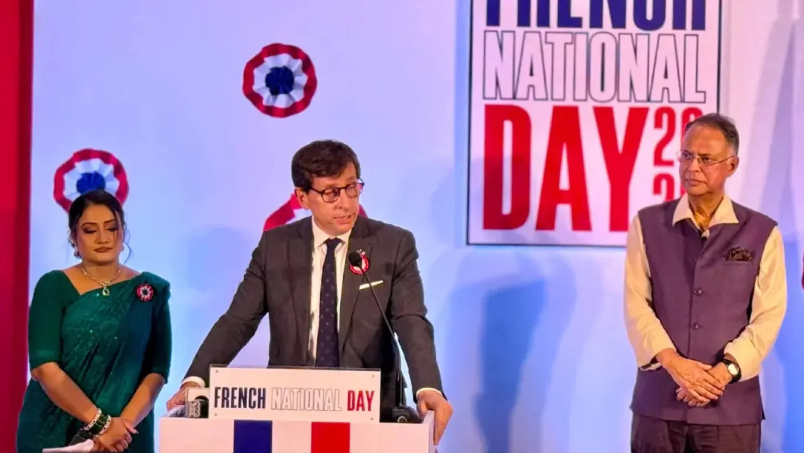 প্রেসিডেন্ট ম্যাক্রোঁ আমাকে পাঠিয়েছেন দ্বিপক্ষীয় সম্পর্ক আরও গভীর কর‌তে