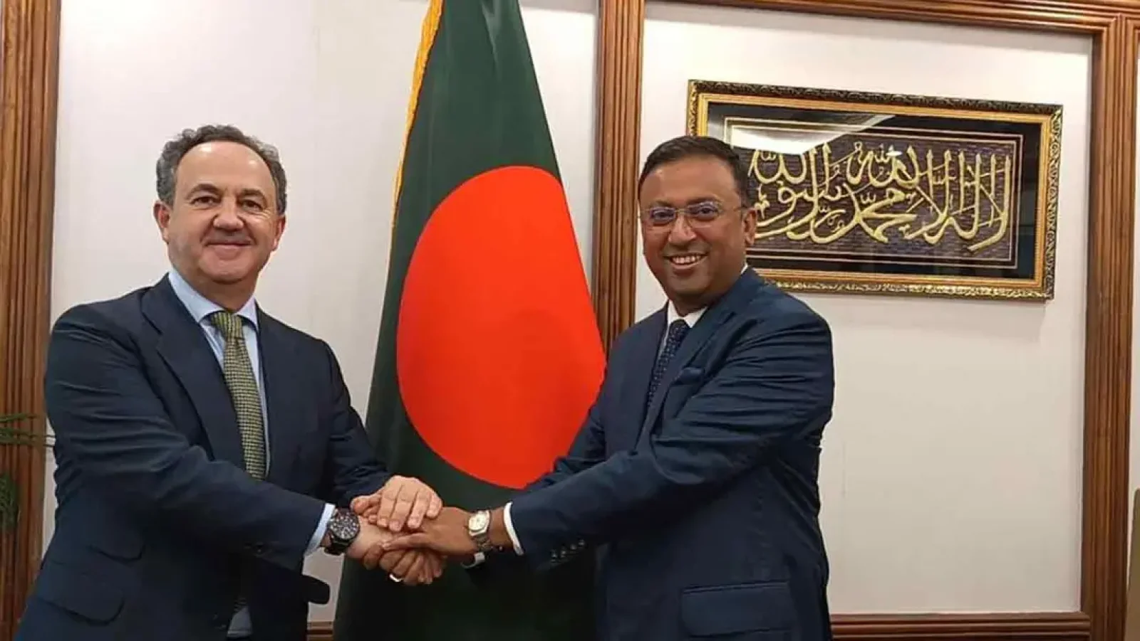পররাষ্ট্র উপদেষ্টার সঙ্গে স্পেনের রাষ্ট্রদূতের সাক্ষাৎ