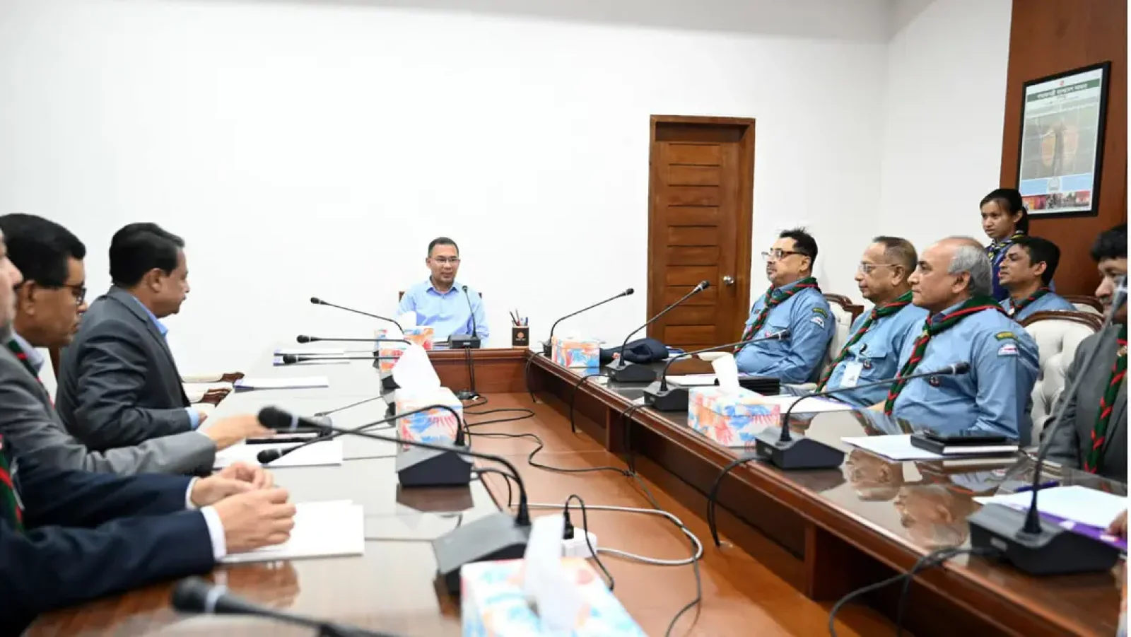 প্রধানমন্ত্রীর সঙ্গে স্কাউট সদস্যদের সাক্ষাৎ