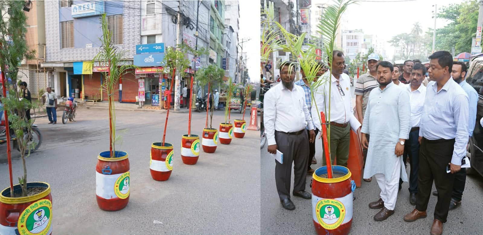 রাজশাহী মহানগরীর সবুজায়ন ও সৌন্দর্য বৃদ্ধির লক্ষ্যে রাসিক প্রশাসকের নতুন উদ্যোগ