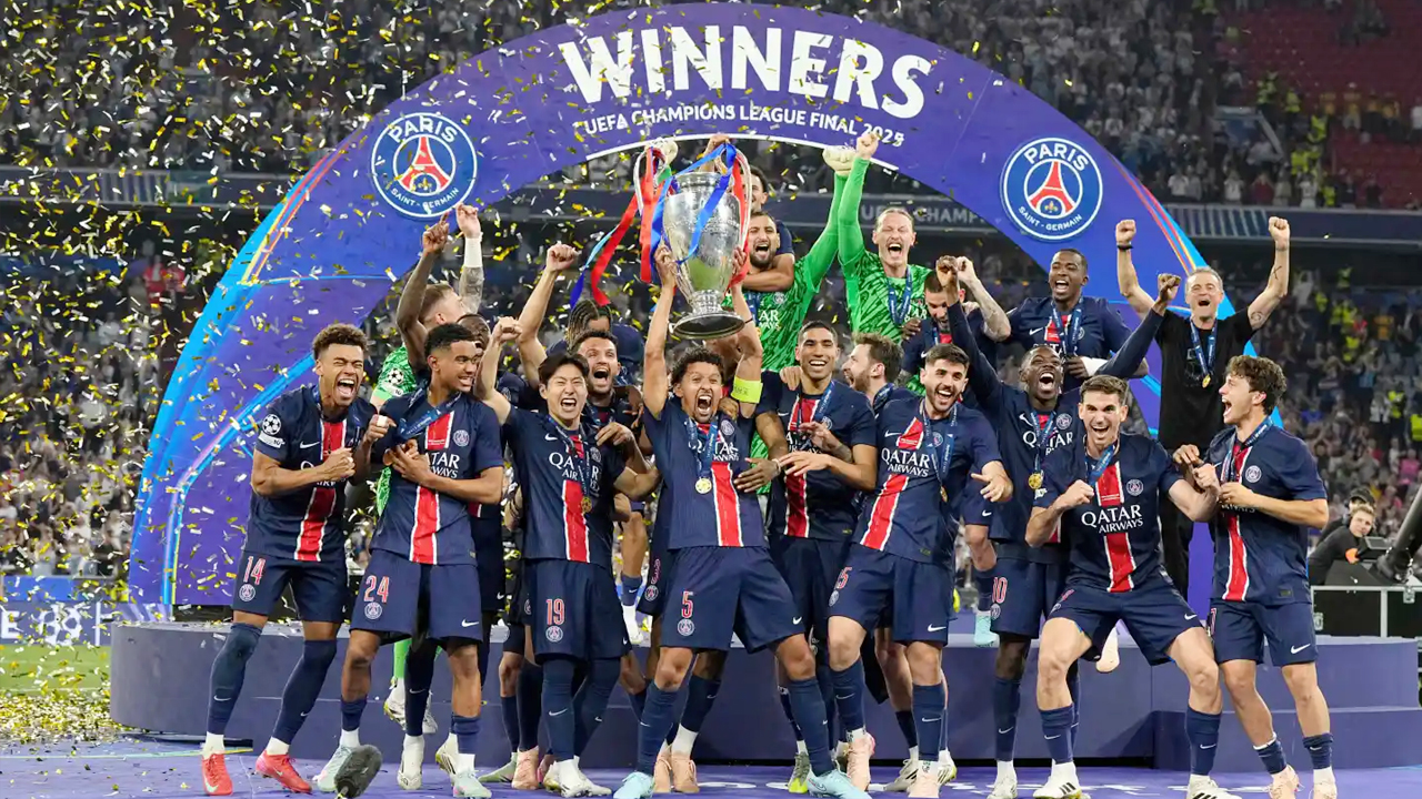 উয়েফা থেকে ২০৫৮ কোটি টাকা পেল পিএসজি