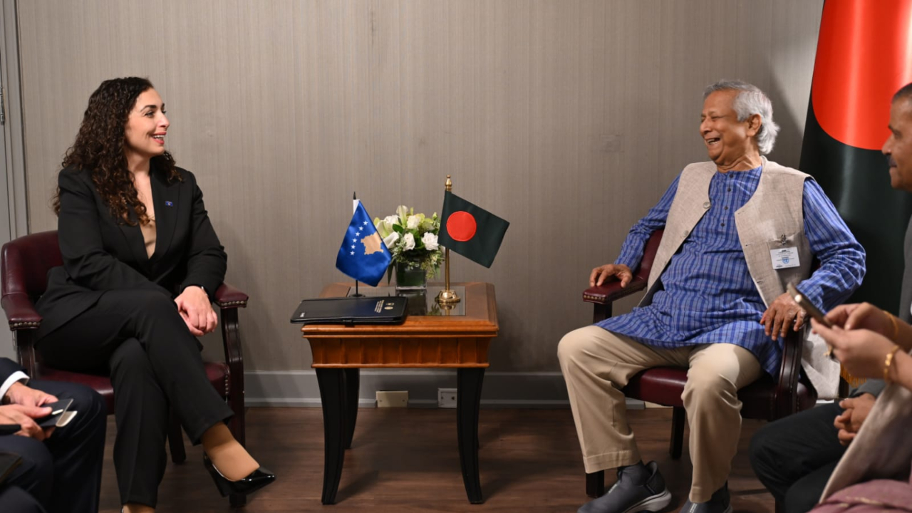 প্রধান উপদেষ্টার সঙ্গে কসোভোর প্রেসিডেন্ট ওসমানির বৈঠক