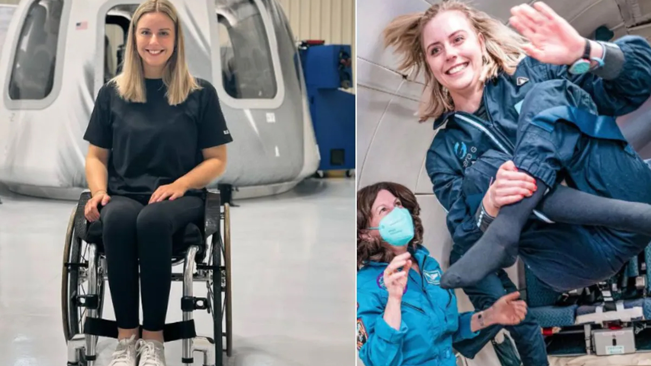 এবার মহাকাশে যাবেন পঙ্গু নারী