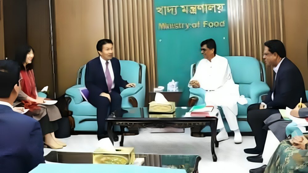 জাপানে খাদ্য রপ্তানির উদ্যোগ নেওয়া হবে : খাদ্যমন্ত্রী আমিন উর রশিদ