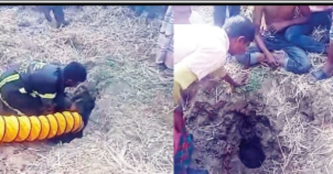 রাজশাহীতে ৩৫ ফুট গভীর নলকূপে পড়ে গেছে দুই বছরের শিশু, জীবিত উদ্ধারে চেষ্টা অব্যাহত