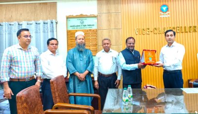 রুয়েট উপাচার্যের সাথে সৌজন্য সাক্ষাৎ করলেন ভারতের সহকারী হাইকমিশনার