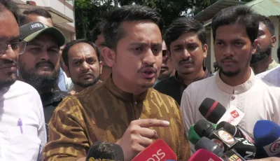 আ.লীগের সঙ্গে বিএনপিকে তুলনা করতে চাই না : সারজিস আলম