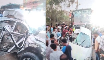 কুমিল্লায় বাসের ধাক্কায় একই পরিবারের চারজনসহ নিহত ৫