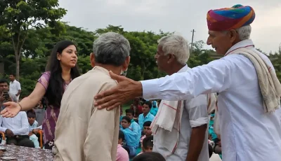 দলিত সম্প্রদায়ের হওয়ায় চেয়ার থেকে উঠিয়ে দুই ব্যক্তিকে বসানো হলো নিচে