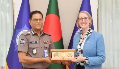 আন্তর্জাতিক অপরাধ দমনে বাংলাদেশ পুলিশের পাশে থাকতে চায় যুক্তরাজ্য
