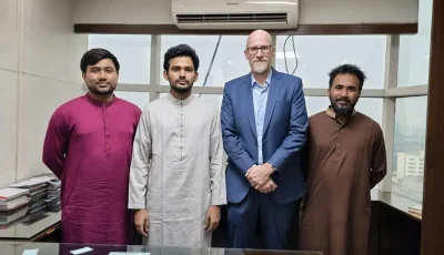 এনসিপির কার্যালয়ে মার্কিন কূটনীতিক
