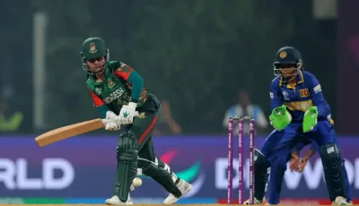 শ্রীলঙ্কার বিপক্ষে বাংলাদেশ ১৬৫ রানে অলআউট