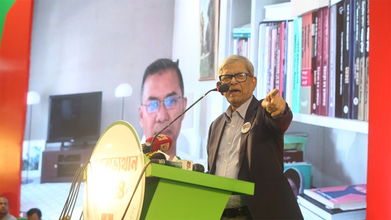 ঐক্য ও গণতন্ত্রের প্রশ্নে কোনো আপস নেই : ফখরুল