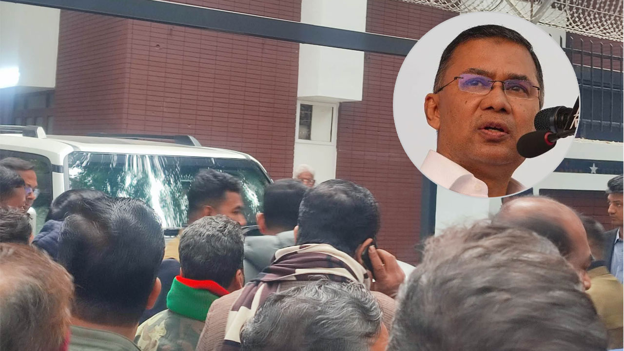 বিএনপির গুলশান কার্যালয়ে তারেক রহমান