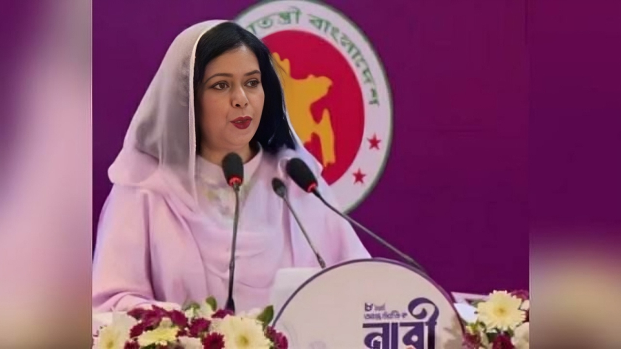 বাংলাদেশ এমন দেশ হবে, যেখানে নারীরা থাকবেন নিরাপদে : জুবাইদা